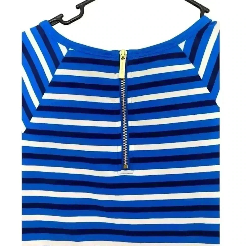 Michael Kors striped blue and white T-shirt dress - Picture 5 of 5